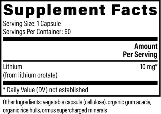 Lithium Orotate 10 MG