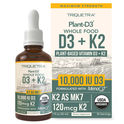 Vitamin D3 10,000 IU + K2