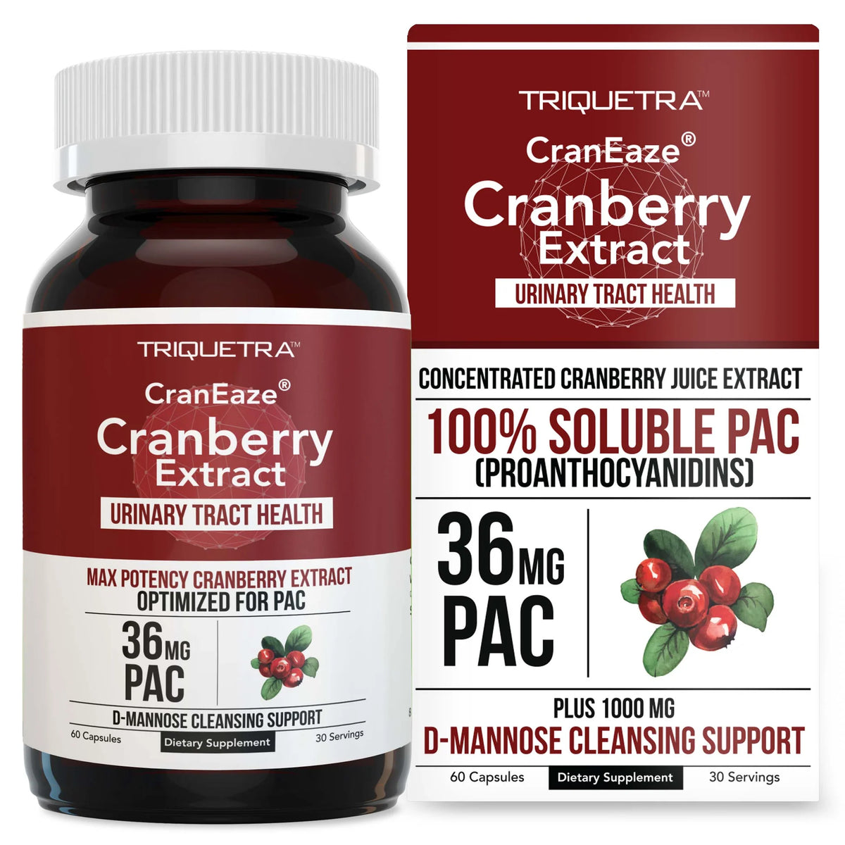 CranEaze Cranberry Extract 36 MG
