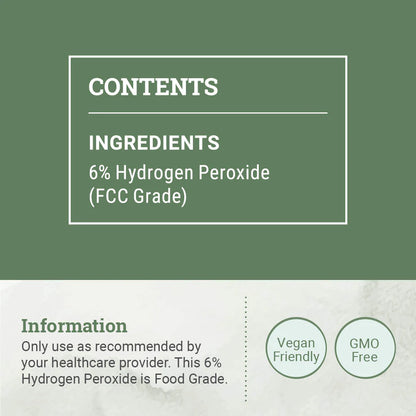 Hydrogen Peroxide 6% Food Grade