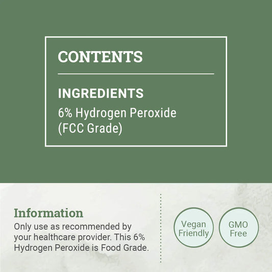 Hydrogen Peroxide 6% Food Grade