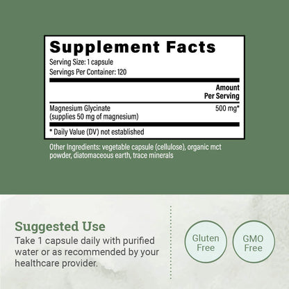 Magnesium Glycinate 500 MG Chelated