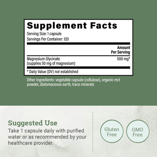 Magnesium Glycinate 500 MG Chelated