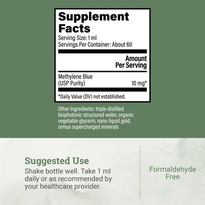 Ultimate Methylene Blue 1% USP Grade 10 MG