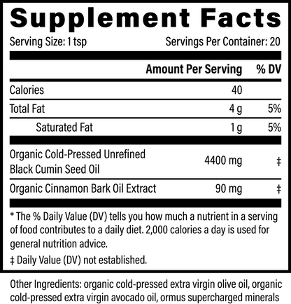 Black Seed Oil 4,400 MG