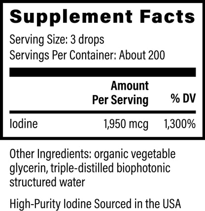 Detoxadine Nascent Iodine 1,950 MCG