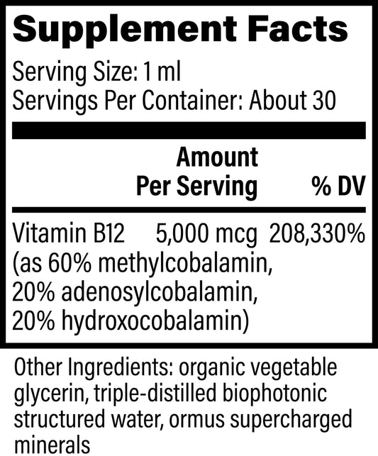 Vitamin B12 5,000 MCG