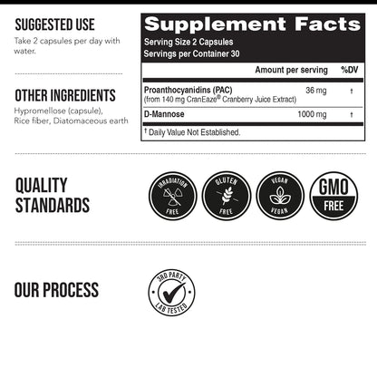 CranEaze Cranberry Extract 36 MG