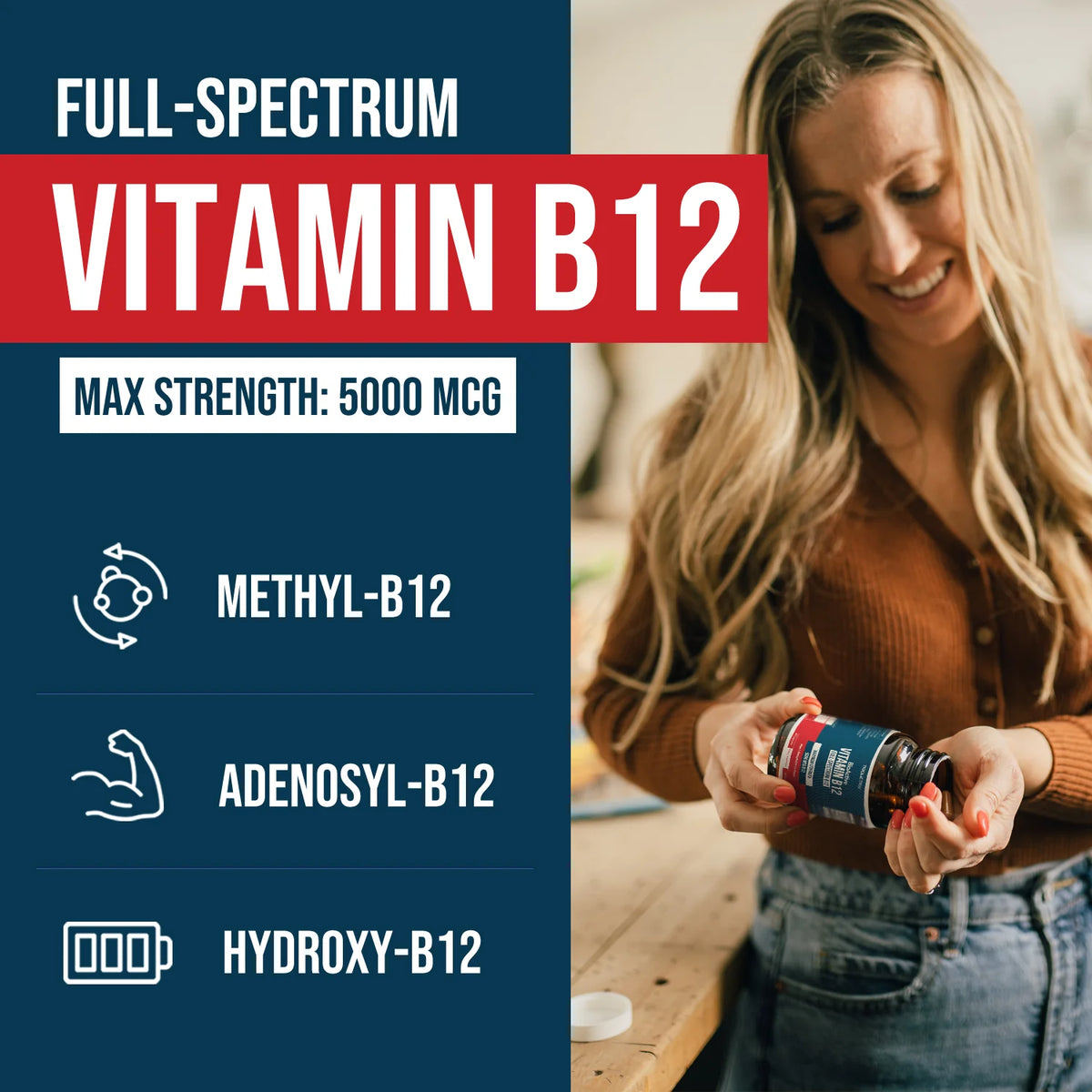 BioActive Vitamin B12 5,000 MCG