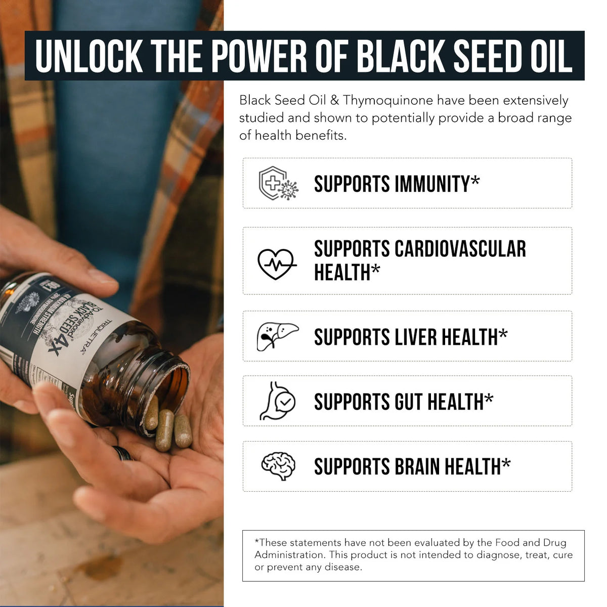 TQ4X Black Seed Extract 125 MG