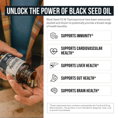TQ4X Black Seed Extract 125 MG