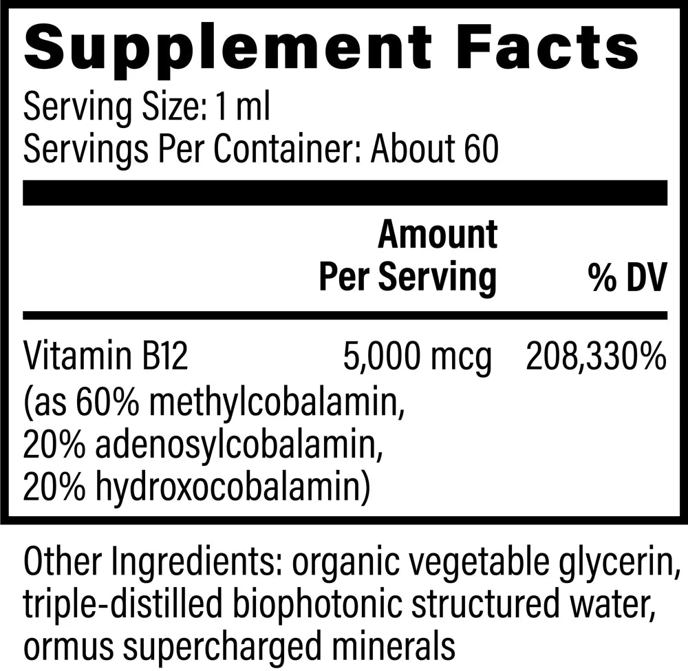 Vitamin B12 5,000 MCG