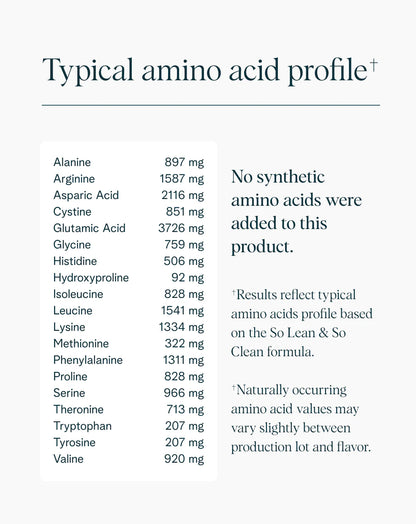 So Lean & So Clean Protein